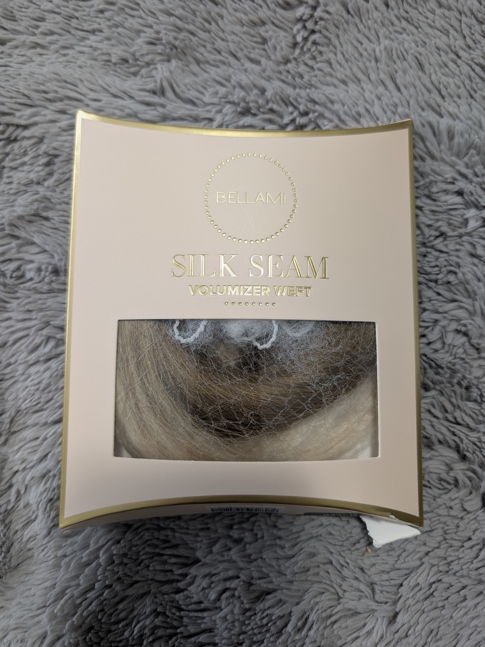 Bellami 20" Silk Seam Clip- In Volumizer Weft In Shade "Ash Brown/Ash Blonde"